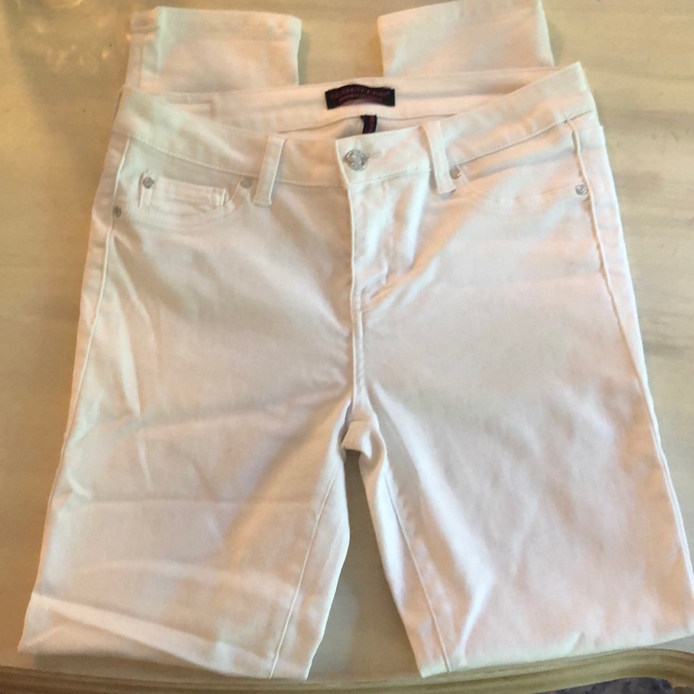 Celebrity Pink White Jeans